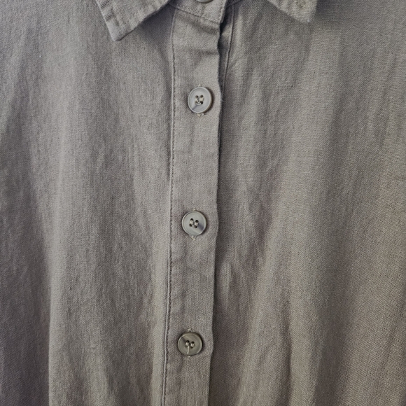 BB Dakota Olive Green Linen-Blend Short Sleeve Romper Size XL - Picture 6 of 12